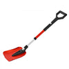 VEVOR Snow Shovel for Driveway, 9 in Foldable Snow Shovel with D-shaped Handle, , 36-40 in Adjustable, Lightweight Aluminum Alloy Snows Removal Tool, Reduce Back Strains for Garden Car Camping