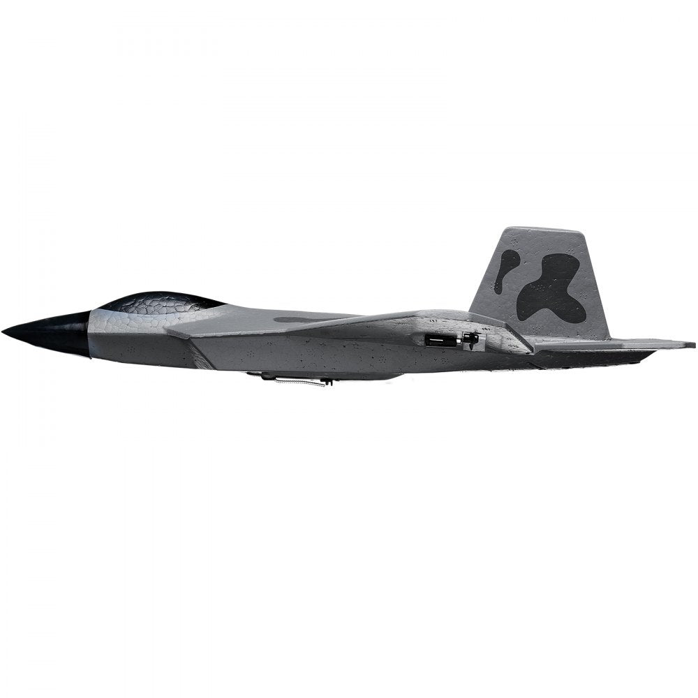 VEVOR RC Plane, 2.4GHZ 2 Channel Remote Control Airplane with 6-Axis Gyro Stabilizer, Ready to Fly Fighter Aircraft Plane Toy with 2 Batteries, Easy to Fly RC Glider for Adults Kids Beginners Boys