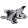 VEVOR RC Plane, 2.4GHZ 2 Channel Remote Control Airplane with 6-Axis Gyro Stabilizer, Ready to Fly Fighter Aircraft Plane Toy with 2 Batteries, Easy to Fly RC Glider for Adults Kids Beginners Boys