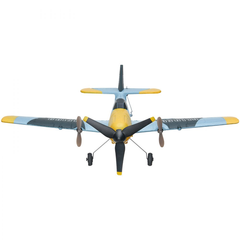 VEVOR RC Plane, 2.4GHZ 3 Channel Remote Control Airplane with 6-Axis Gyro Stabilizer, Ready to Fly Fighter Aircraft Plane Toy with 2 Batteries, Easy to Fly RC Glider for Adults Kids Beginners Boys