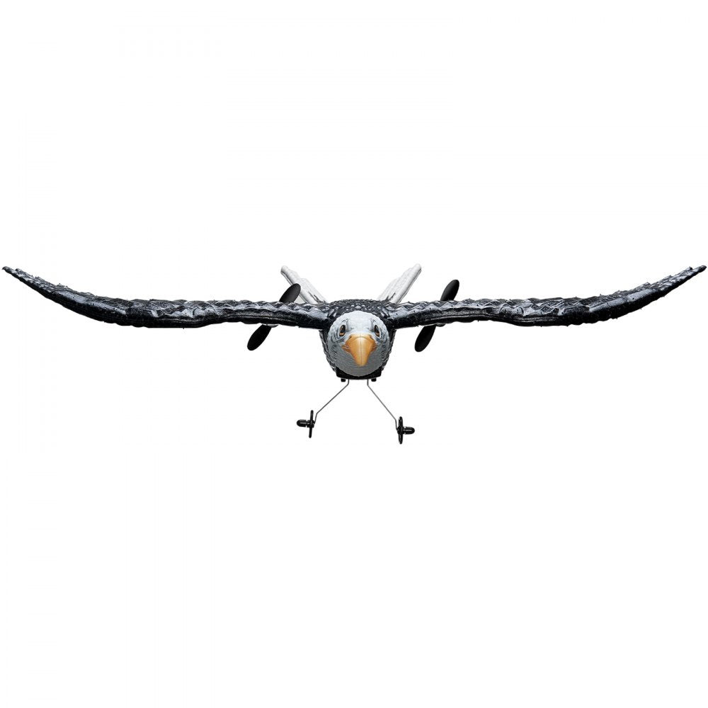 VEVOR RC Plane, 2.4GHZ 2 Channel Remote Control Airplane with 6-Axis Gyro Stabilizer, Ready to Fly Eagle Aircraft Plane Toy with 2 Batteries, Easy to Fly RC Glider for Adults Kids Beginners Boys Girls