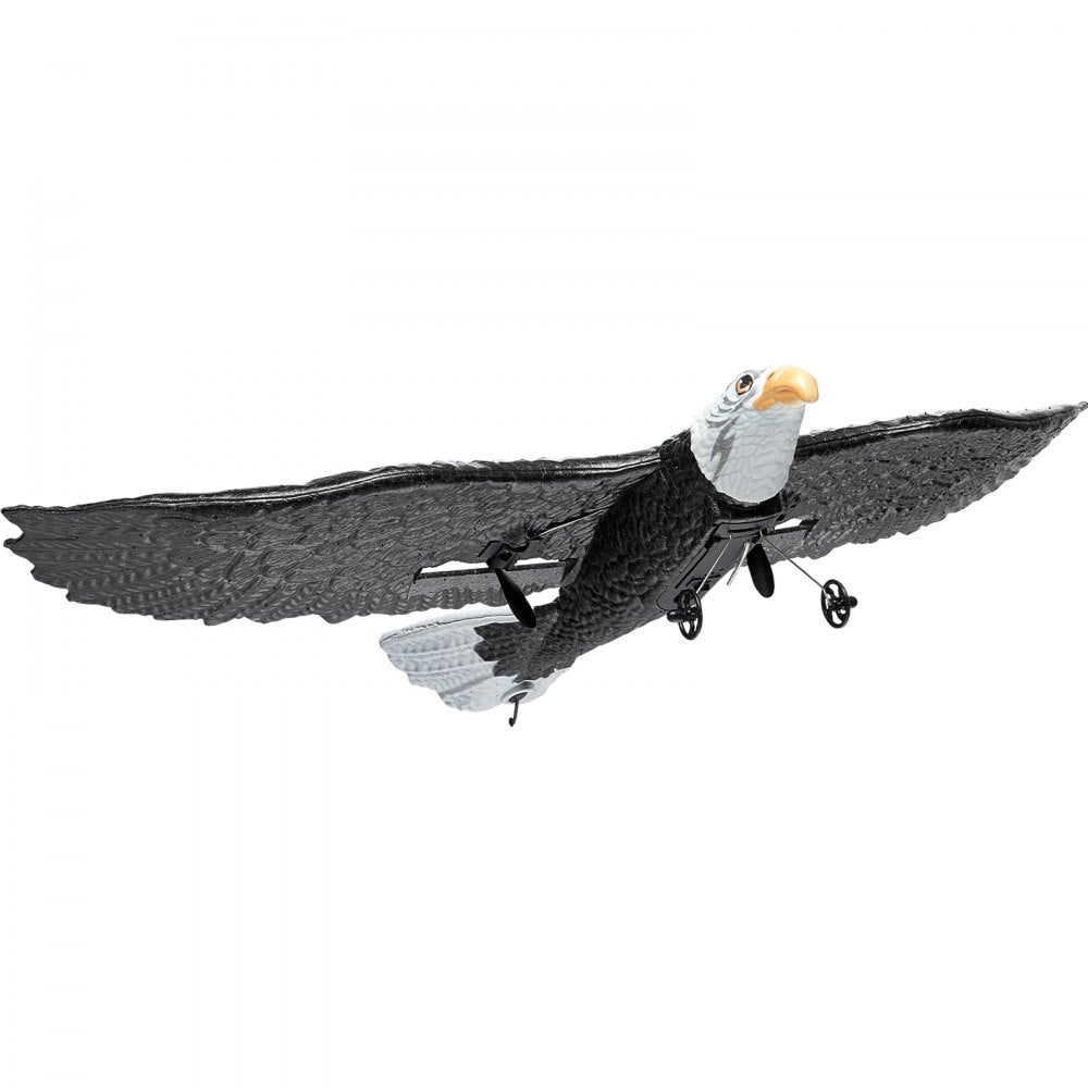 VEVOR RC Plane, 2.4GHZ 2 Channel Remote Control Airplane with 6-Axis Gyro Stabilizer, Ready to Fly Eagle Aircraft Plane Toy with 2 Batteries, Easy to Fly RC Glider for Adults Kids Beginners Boys Girls