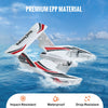 VEVOR RC Plane, 2.4GHZ 3 Channel Remote Control Airplane with 6-Axis Gyro Stabilizer, Ready to Fly Amphibious Aircraft Plane Toy with 2 Batteries, Easy to Fly RC Glider for Adults Kids Beginners Boys