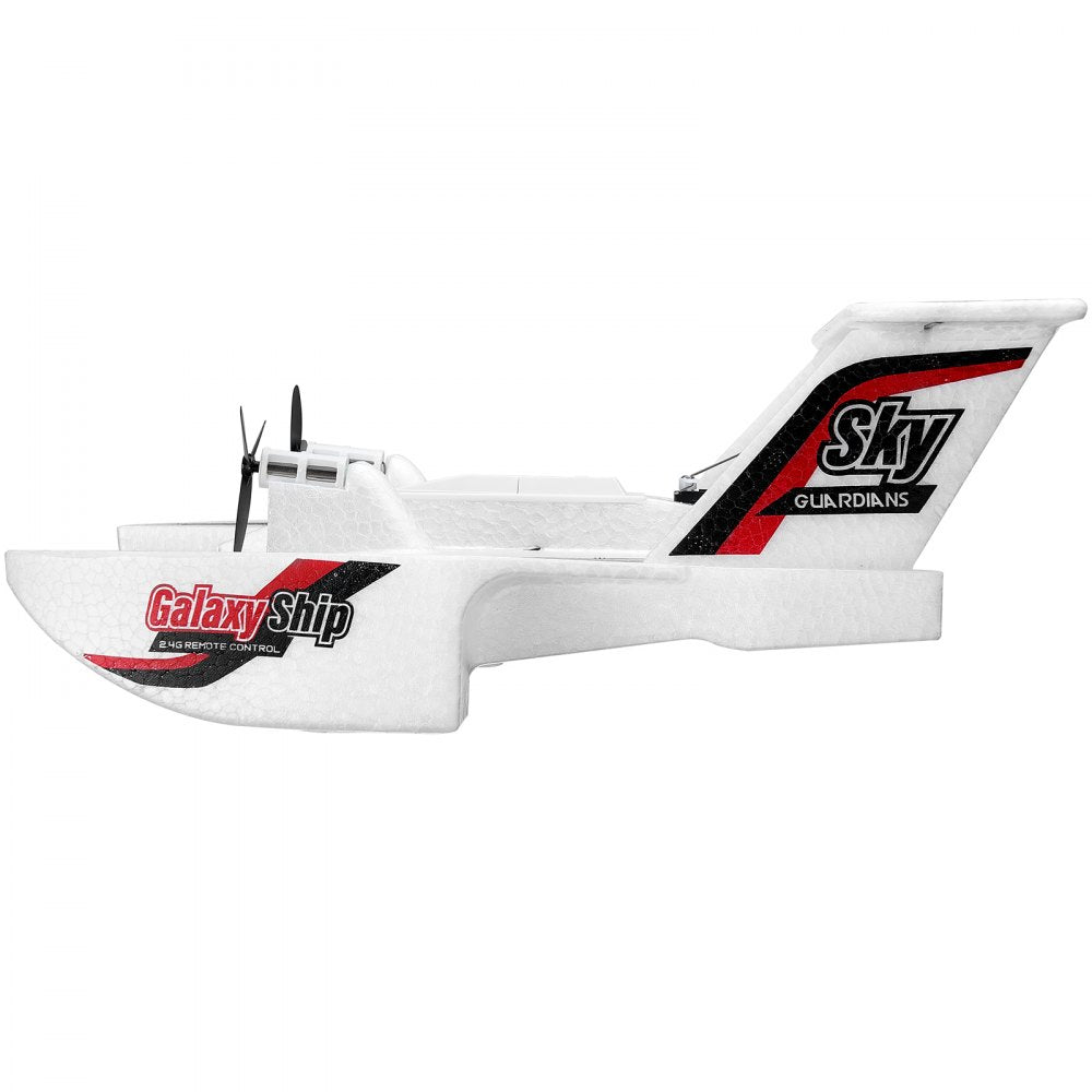 VEVOR RC Plane, 2.4GHZ 3 Channel Remote Control Airplane with 6-Axis Gyro Stabilizer, Ready to Fly Amphibious Aircraft Plane Toy with 2 Batteries, Easy to Fly RC Glider for Adults Kids Beginners Boys
