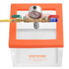 VEVOR 2 Gallon Vacuum Chamber, Upgraded Multipurpose Acrylic Vacuum Degassing Chamber, Transparent Vacuum Chamber, for Resin Degassing, Silica Gel Degassing, Gypsum Degassing and Vacuum Extraction