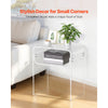 VEVOR Acrylic Side Table, 2 Tiers Clear Bedside Table with Storage Shelf, Modern Rectangle Acrylic End Desk, Transparent Thick Nightstand for Bedroom, Living Room, Study, 11.8 x 15.7 x 19.7 in (Clear)