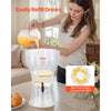 VEVOR Beverage Dispenser, 3.4 Gallon Drink Dispenser for Parties, Plastic Juice Dispensers with No-Drip Spigot, Iced Tea Lemonade Juice Water Dispensers, for Restaurants, Hotels, Parties