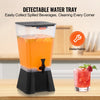 VEVOR Beverage Dispenser, 5 Gallon Drink Dispenser for Parties, Plastic Juice Dispensers with No-Drip Spigot, Iced Tea Lemonade Juice Water Dispensers, for Restaurants, Hotels, Parties