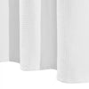 VEVOR White Fabric Shower Curtain, 240 GSM Weighted Waffle Shower Curtains, Polyester Curtain with Rust-Resistant Hooks, Machine Washable & Water Repellent, for Bathroom Showers, Bath Tubs, 72x72 in
