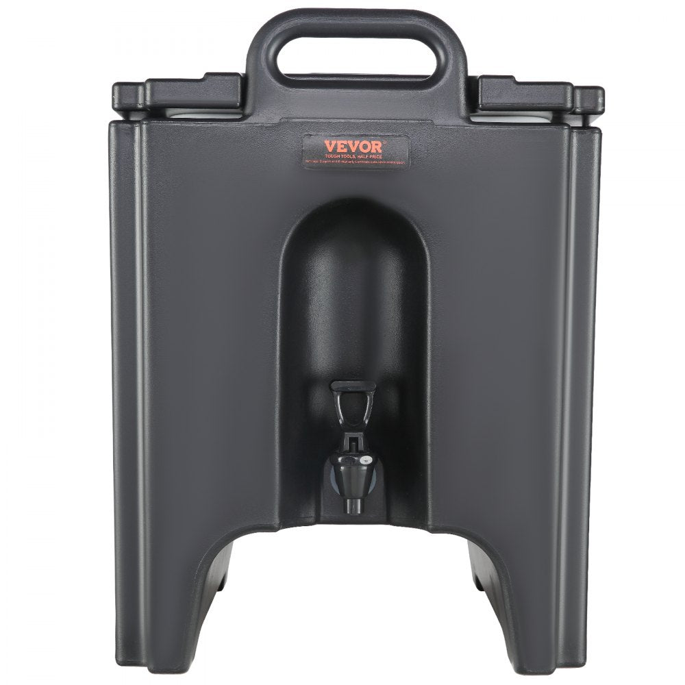 VEVOR Insulated Beverage Dispenser, 10 Gallon, Food-grade LL9450UP Hot and Cold Beverage Server, Thermal Drink Dispenser Cooler with 1.18 in PU Layer Two-Stage Faucet Handle, for Restaurant Drink Shop