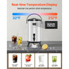 VEVOR Insulated Beverage Dispenser, 3.2 Gal/12L Stainless Steel Thermal Drink Server with Spigot & Temp Display, Suitable for Hot and Cold Drinks, for Tea Coffee Water in Cafes & Restaurants, 2 Pack