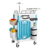 VEVOR Medical Cart 242.51 lbs Max Load Medical Trolley Cart with 5 Drawers, for Hospital, Clinic, Laboratory, Stable Support, Silent Rolling Trolley with 360° Swivel Lockable Wheels, Organized Storage