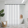 VEVOR Shower Curtain Liner, 8G Heavy-Duty PEVA Shower Liner, 2-Pack Waterproof Plastic Liners with 3 Magnets and 12 Rust-Resistant Metal Grommet, for Bathroom Showers & Bath Tubs, 72 x 72 in (White)