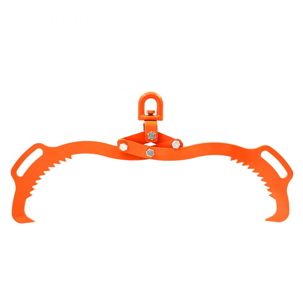 VEVOR 28in Log Lifting Tongs, 2-Claw Log Tongs, Heavy Duty Steel Log Grapple, 1100LBS Lifting Capacity, Swivel Log Graper Timber, Eagle Claw Design, Log Skidding Tongs for Trucks, Tractors, Forklifts