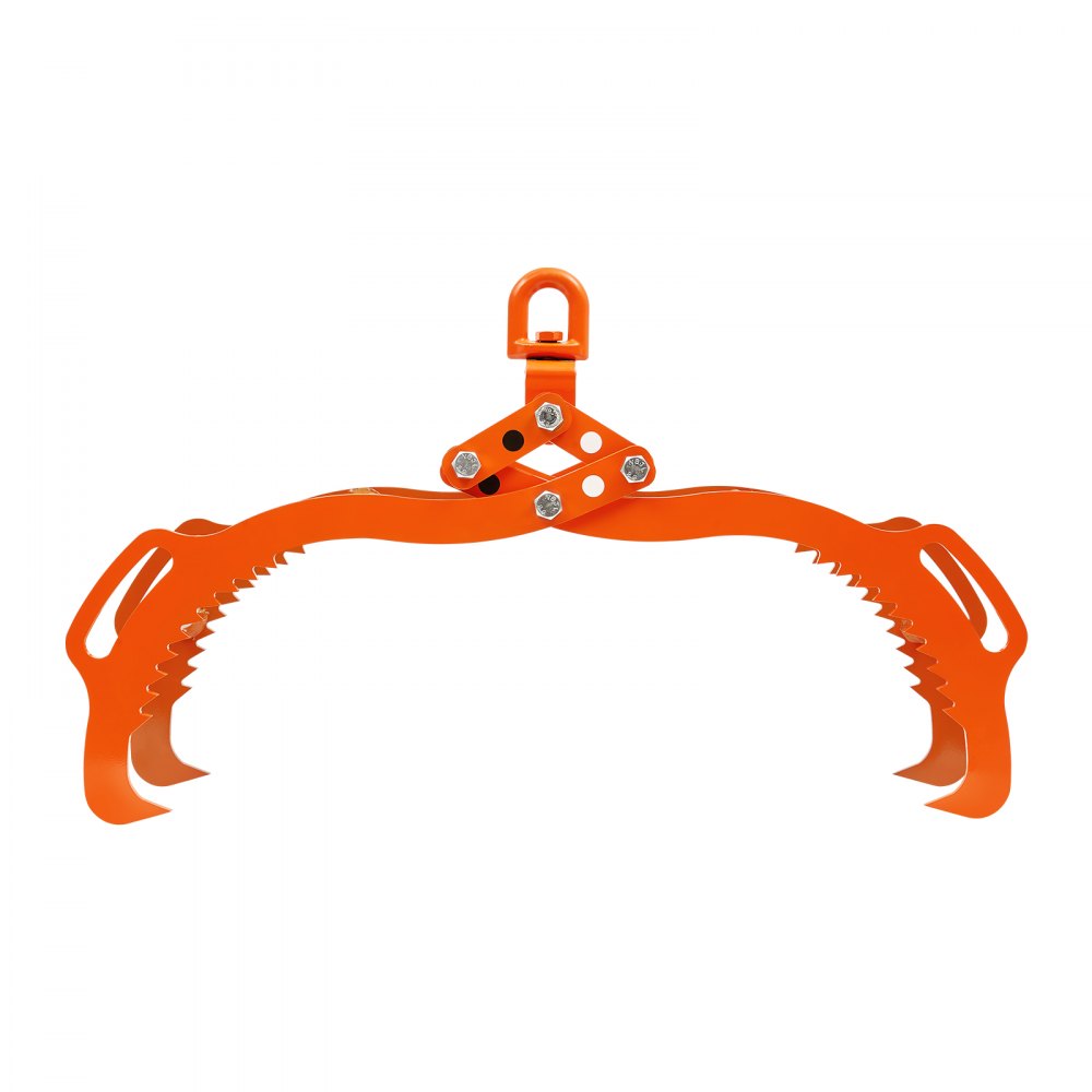 VEVOR 36in Log Lifting Tongs, 4-Claw Log Tongs, Heavy Duty Steel Log Grapple, 3300LBS Lifting Capacity, Swivel Log Graper Timber, Eagle Claw Design, Log Skidding Tongs for Trucks, Tractors, Forklifts