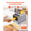 VEVOR Automatic Tape Dispenser 999mm Max Cut Length Electric Ribbon Cutter, 110V Electric Automatic Tape Cutter, Dual-Tape Capability, Fits 6–60mm Width Tape for Shipping, Packaging & Gift Wrapping