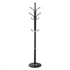 VEVOR Coat Rack Freestanding, Coats Tree Stand with Stable Marble Base & 6 Hooks, Free Standing Hall Coat Rack for Entryway, Bedroom, Office, Living Room, Modern Clothes Hanger for Coats, Hats, Bags