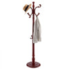 VEVOR Coat Rack Freestanding, Wooden Coats Rack Stand with Weighted Base & 11 Hooks, Free Standing Hall Coat Tree for Entryway, Bedroom, Living Room, Modern Clothes Hanger Stand for Coats, Hats, Bag