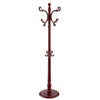 VEVOR Coat Rack Freestanding, Wooden Coats Rack Stand with Weighted Base & 11 Hooks, Free Standing Hall Coat Tree for Entryway, Bedroom, Living Room, Modern Clothes Hanger Stand for Coats, Hats, Bag