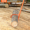 VEVOR Cant Hook Tool, 59 in, Heavy Duty Steel Log Roller, Log Lifter Timber Jack for Max 32" Dia Logs, Forestry Logging Tools, Dual Function Log Handler for Rolling and Clamping Logs
