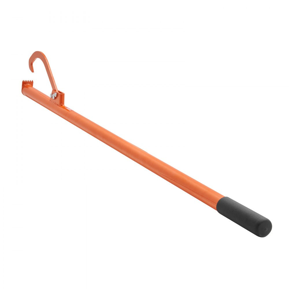 VEVOR Cant Hook Tool, 59 in, Heavy Duty Steel Log Roller, Log Lifter Timber Jack for Max 32" Dia Logs, Forestry Logging Tools, Dual Function Log Handler for Rolling and Clamping Logs