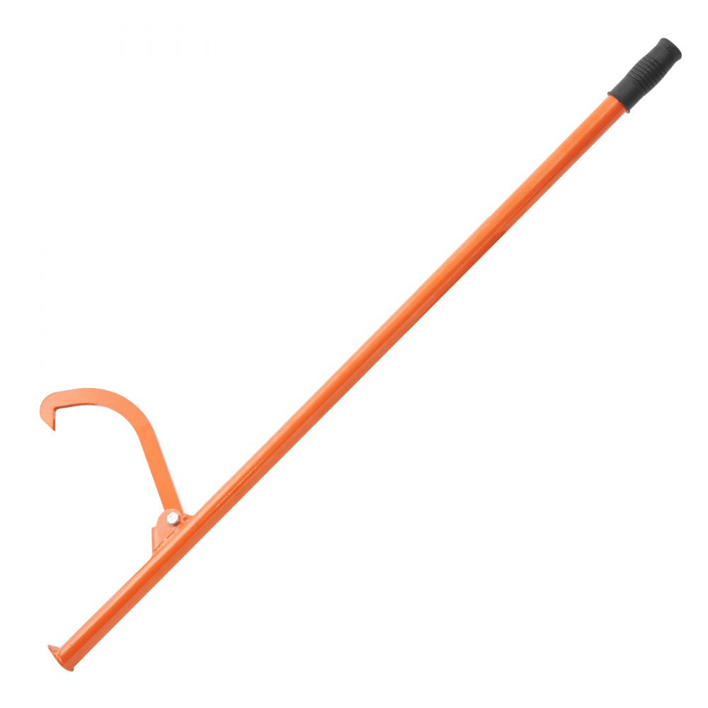 VEVOR Cant Hook Tool, 46.5 in, Heavy Duty Steel Log Roller, Log Lifter Timber Jack 32" Dia Logs, Forestry Logging Tools, Dual Function Log Handler for Rolling and Clamping Logs