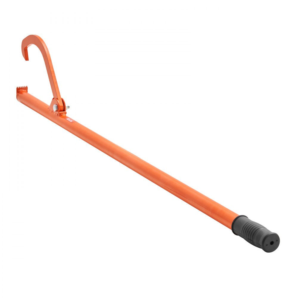 VEVOR Cant Hook Tool, 46.5 in, Heavy Duty Steel Log Roller, Log Lifter Timber Jack 32" Dia Logs, Forestry Logging Tools, Dual Function Log Handler for Rolling and Clamping Logs