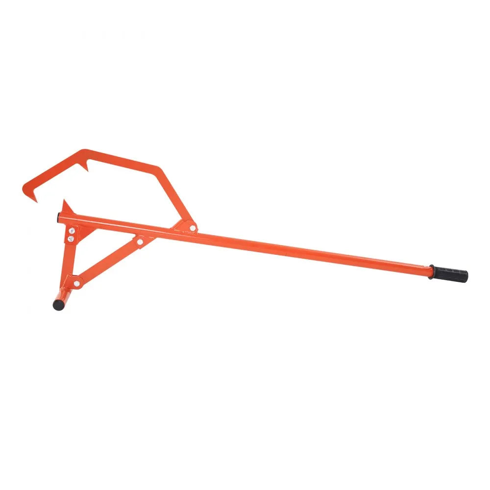 VEVOR Timberjack, 46.5 in, Heavy Duty Steel Log Roller, Log Lifter with Adjustable Cant Hook, Logging Tools Log Jack for Logs Ups to 25" Dia, Timber Jack for Rolling Cutting and Lifting Logs