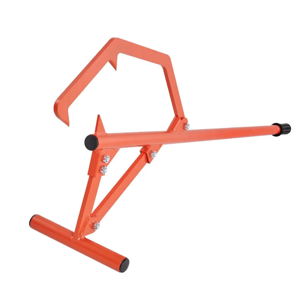 VEVOR Timberjack, 46.5 in, Heavy Duty Steel Log Roller, Log Lifter with Adjustable Cant Hook, Logging Tools Log Jack for Logs Ups to 25" Dia, Timber Jack for Rolling Cutting and Lifting Logs