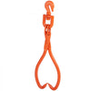VEVOR Log Skidding Tongs, 18 inch 2 Claw Log Lifting Tongs, Heavy Duty Rotating Steel Lumber Skidding Tongs, 772 lbs/350 kg Loading Capacity, Log Lifting, Handling, Dragging & Carrying Tool