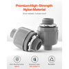 VEVOR 1/2 in 100 pcs Liquid Tight Connector Non-Metallic Conduit Fitting Connector