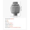 VEVOR 1/2 in 100 pcs Liquid Tight Connector Non-Metallic Conduit Fitting Connector