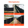 VEVOR Silt Fence Fabric Roll, 3 x 500 ft Erosion Control Fencing, Industrial Grade Tough Polypropylene Fabrics for Sediment Retention, Temporary Fabric for Construction Job Sites