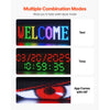 VEVOR Programmable LED Sign, P10 Full Color Flexible Digital Scrolling Panel, DIY Custom Text Pattern GIF Display Board, Bluetooth APP Control Message Shop Sign for Store Business Advertising, 40x8 in