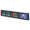 VEVOR Programmable LED Sign, P10 Full Color Flexible Digital Scrolling Panel, DIY Custom Text Pattern GIF Display Board, Bluetooth APP Control Message Shop Sign for Store Business Advertising, 40x8 in