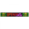 VEVOR Programmable LED Sign, P10 Full Color Flexible Digital Scrolling Panel, DIY Custom Text Pattern GIF Display Board, Bluetooth APP Control Message Shop Sign for Store Business Advertising, 52x8 in