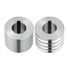 VEVOR Replacement Roller for Rolling Mill 4 Sizes Grooves Metal Roller, Jewelry DIY Tool Accessory Parts, 1 Half-Round, 1 Flat, Premium Alloy Steel, for Pressing Ductile Metals, Gold, Silver, Brass