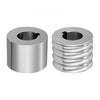 VEVOR Replacement Roller for Rolling Mill 4 Sizes Grooves Metal Roller, Jewelry DIY Tool Accessory Parts, 1 Half-Round, 1 Flat, Premium Alloy Steel, for Pressing Ductile Metals, Gold, Silver, Brass