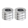 VEVOR Replacement Roller for Rolling Mill 3 Sizes Grooves 2 Square Rollers, Jewelry DIY Tool Accessory Parts, Premium Alloy Steel, Easy Installation, for Pressing Ductile Metals, Gold, Silver, Brass