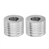 VEVOR Replacement Roller for Rolling Mill 7 Sizes Grooves 2 Oval Rollers, Jewelry DIY Tool Accessory Parts, Premium Alloy Steel, Easy Installation, for Pressing Ductile Metals, Gold, Silver, Brass