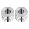 VEVOR Replacement Roller for Rolling Mill 4 Sizes Grooves 2 Round Rollers, Jewelry DIY Tool Accessory Parts, Premium Alloy Steel, Easy Installation, for Pressing Ductile Metals, Gold, Silver, Brass