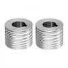 VEVOR Replacement Roller for Rolling Mill 7 Sizes Grooves 2 Round Rollers, Jewelry DIY Tool Accessory Parts, Premium Alloy Steel, Easy Installation, for Pressing Ductile Metals, Gold, Silver, Brass