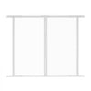 VEVOR RV Screen Door Protector, 24 x 26 inch Door Grille, Easy to Install and Disassemble, Reinforced Breathable Protective Mesh, Aluminum Alloy Camper RV Entry Protector for Pet Protection, White