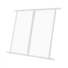 VEVOR RV Screen Door Protector, 24 x 26 inch Door Grille, Easy to Install and Disassemble, Reinforced Breathable Protective Mesh, Aluminum Alloy Camper RV Entry Protector for Pet Protection, White