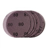 VEVOR 5-inch Mesh Abrasive Sanding Discs 50PCS, Grit 80/120/180/240/320 Assorted Anti-Clogging Ceramic Mesh Sandpapers, Hook-and-Loop Sanding Discs for Metal Wood Plaster, Car Body, Paint Removal