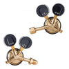 VEVOR Oxygen Acetylene Regulator Set, Oxy-Acetylene Regulators, 0-4000PSI and 0-400PSI Welding Gas Gauges with CGA-540/CGA-510 Inlet Connection & 9/16"-18 Outlet Connection, PC Knob Adjustment