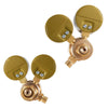 VEVOR Oxygen Acetylene Regulator Set, Oxy-Acetylene Regulators, 0-4000PSI and 0-400PSI Welding Gas Gauges with CGA-540/CGA-200 Inlet Connection & 9/16"-18 Outlet Connection, PC Knob Adjustment