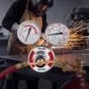 VEVOR Oxygen Acetylene Regulator Set, Oxy-Acetylene Regulators, 0-4000PSI and 0-400PSI Welding Gas Gauges with CGA-540/CGA-510 Inlet Connection & 9/16"-18 Outlet Connection, T-Handle Adjustment