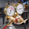 VEVOR Oxygen Acetylene Regulator Set, Oxy-Acetylene Regulators, 0-4000PSI and 0-400PSI Welding Gas Gauges with CGA-540/CGA-200 Inlet Connection & 3/8"-24 Outlet Connection, T-Handle Adjustment