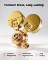 VEVOR Oxygen Acetylene Regulator Set, Oxy-Acetylene Regulators, 0-4000PSI and 0-400PSI Welding Gas Gauges with CGA-540/CGA-200 Inlet Connection & 3/8"-24 Outlet Connection, T-Handle Adjustment